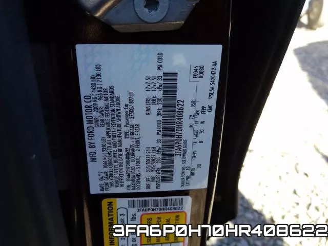 3FA6P0H70HR408622 фото 2