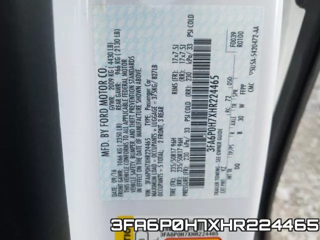 3FA6P0H7XHR224465 фото 2