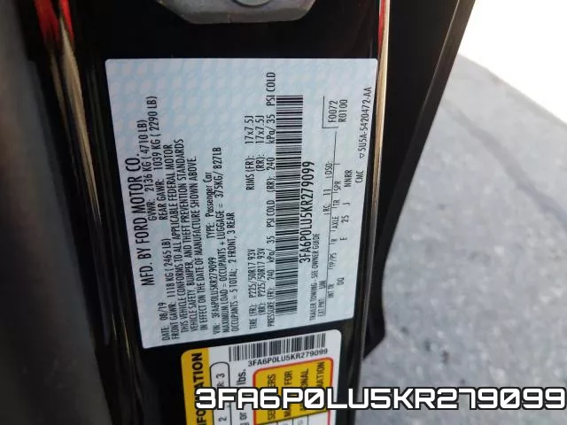 3FA6P0LU5KR279099 фото 2