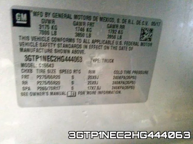3GTP1NEC2HG444063 фото 2