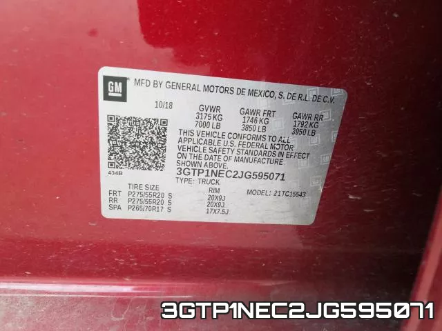 3GTP1NEC2JG595071 фото 2