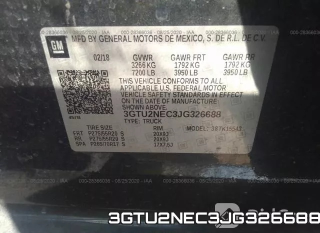 3GTU2NEC3JG326688 фото 10