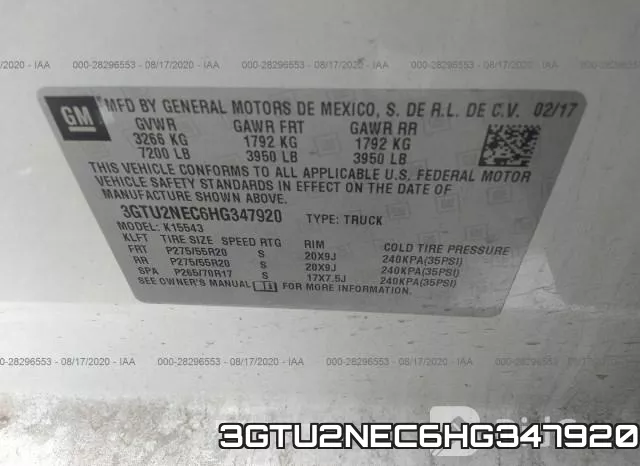 3GTU2NEC6HG347920 фото 10