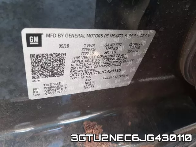 3GTU2NEC6JG430110 фото 2