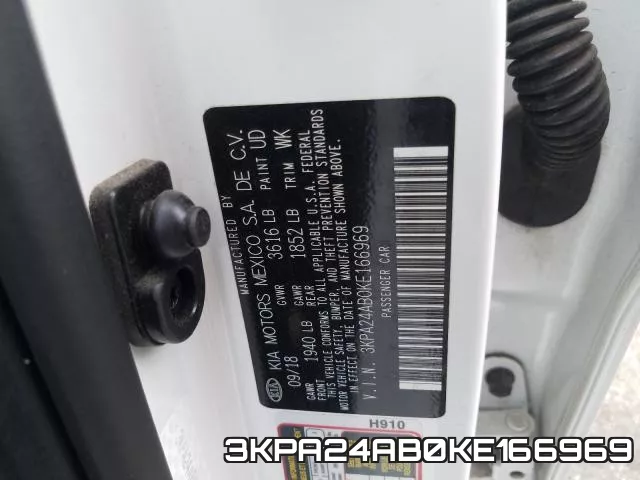 3KPA24AB0KE166969 фото 2