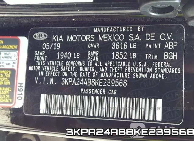 3KPA24AB8KE239568 фото 10
