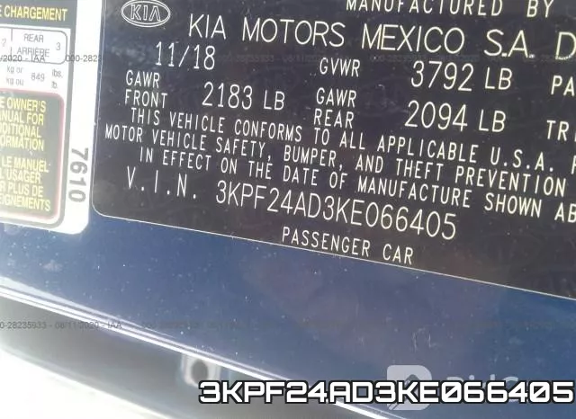 3KPF24AD3KE066405 фото 10