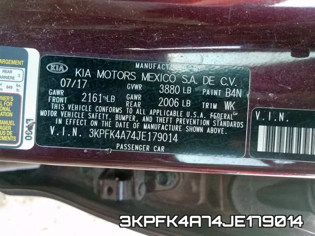3KPFK4A74JE179014 фото 2
