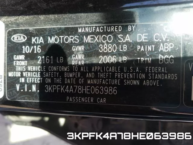3KPFK4A78HE063986 фото 2