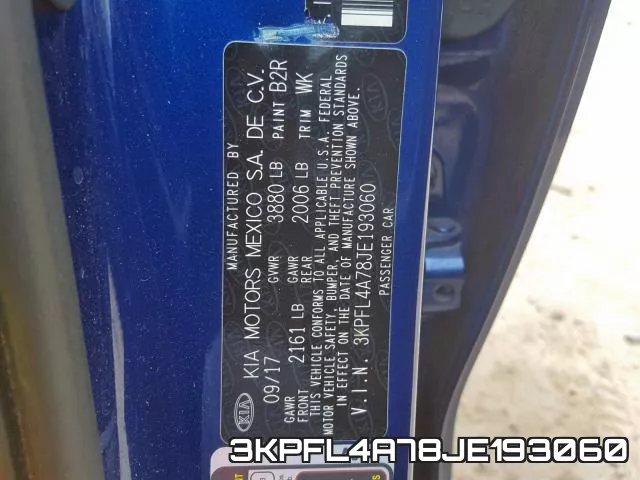 3KPFL4A78JE193060 фото 2