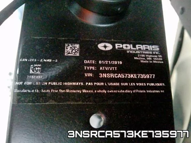 3NSRCA573KE735977 фото 2