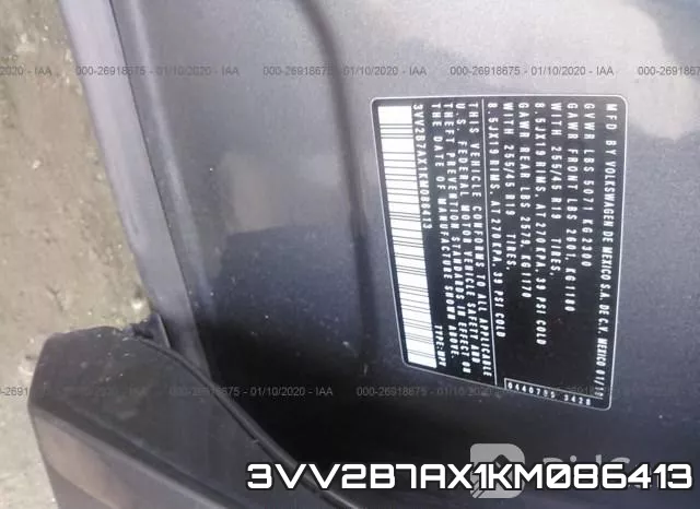 3VV2B7AX1KM086413 фото 9