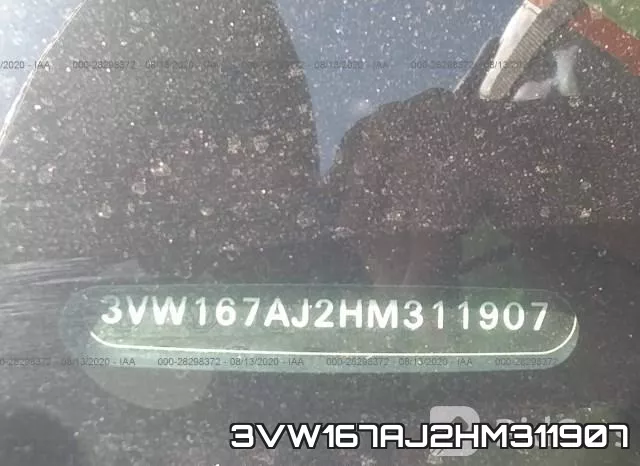 3VW167AJ2HM311907 фото 10