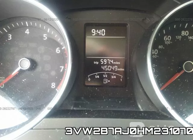 3VW2B7AJ0HM231070 фото 8