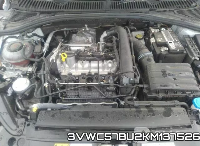 3VWC57BU2KM137526 фото 2