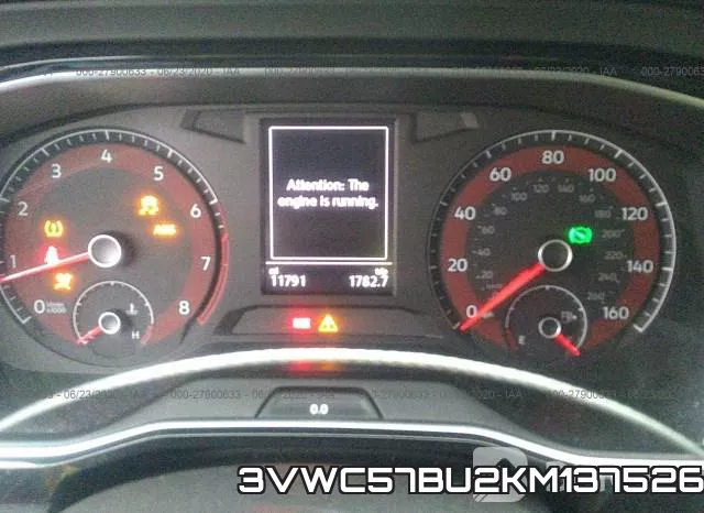 3VWC57BU2KM137526 фото 8