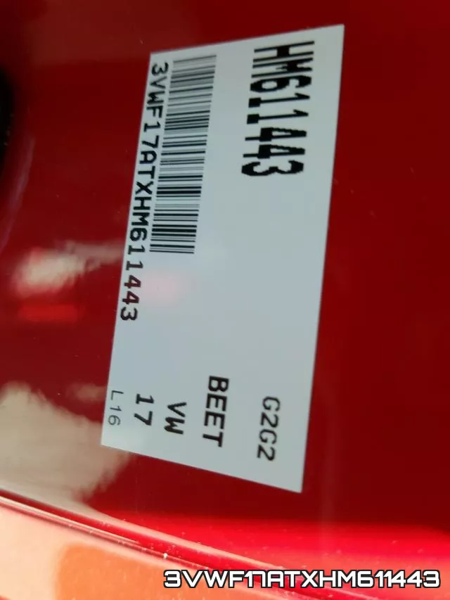 3VWF17ATXHM611443 фото 2