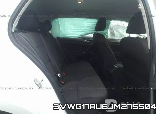 3VWG17AU6JM275504 фото 9