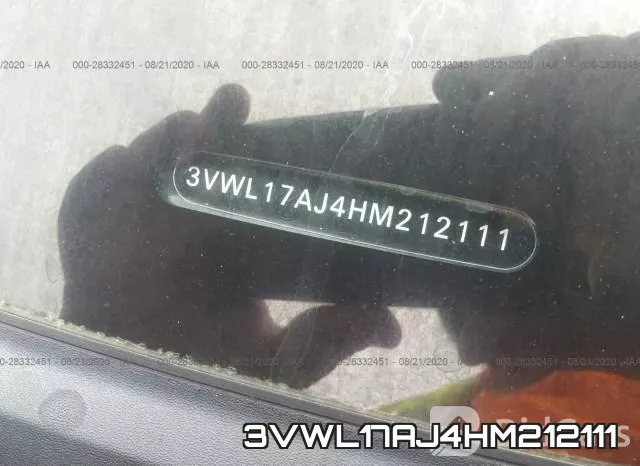 3VWL17AJ4HM212111 фото 10
