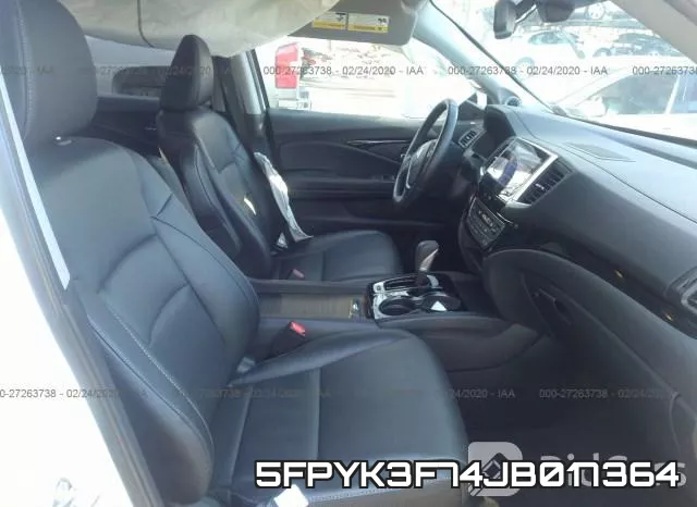5FPYK3F74JB017364 фото 6