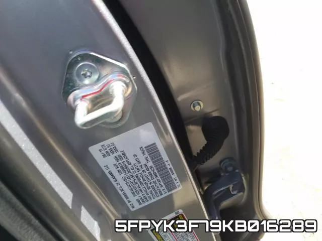 5FPYK3F79KB016289 фото 2