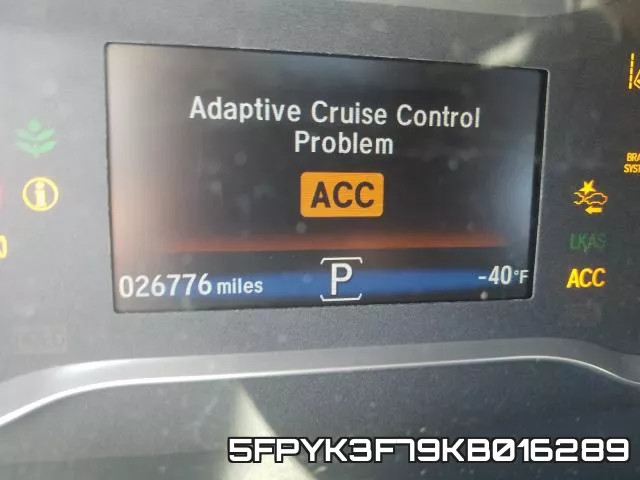 5FPYK3F79KB016289 фото 9