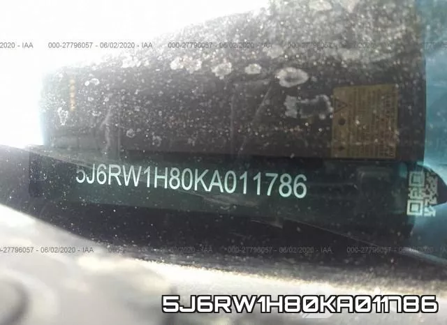 5J6RW1H80KA011786 фото 10