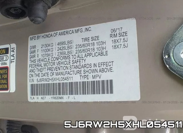 5J6RW2H5XHL054511 фото 10