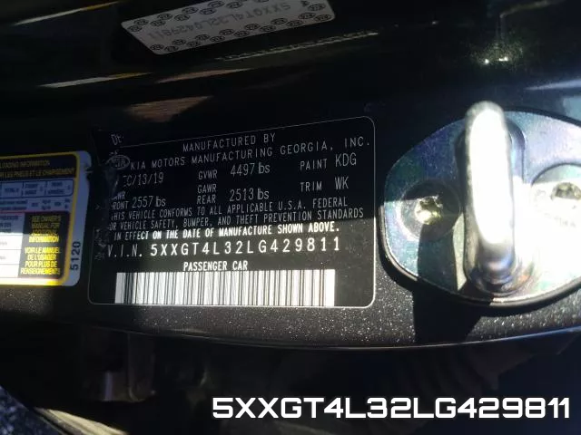 5XXGT4L32LG429811 фото 2