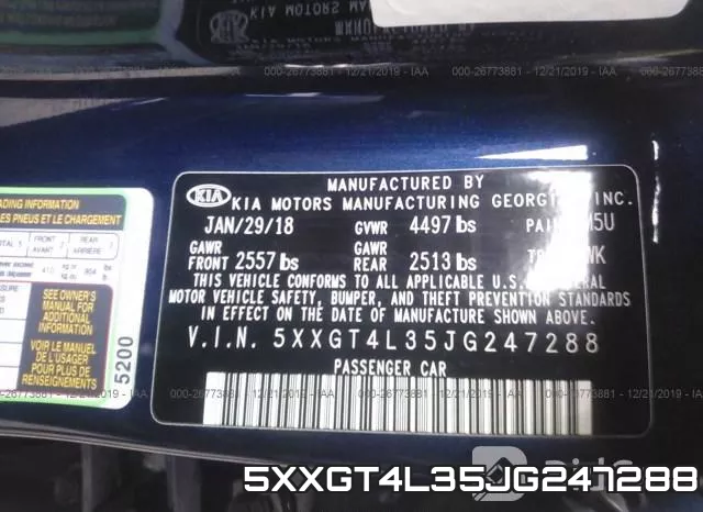 5XXGT4L35JG247288 фото 10