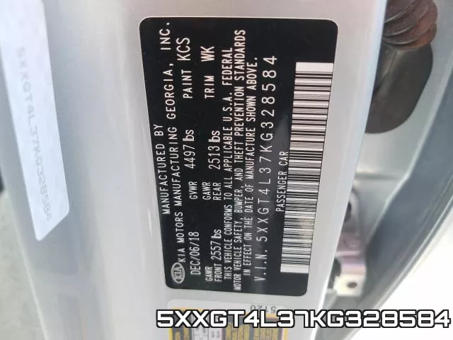 5XXGT4L37KG328584 фото 2
