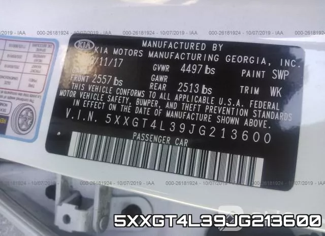 5XXGT4L39JG213600 фото 10