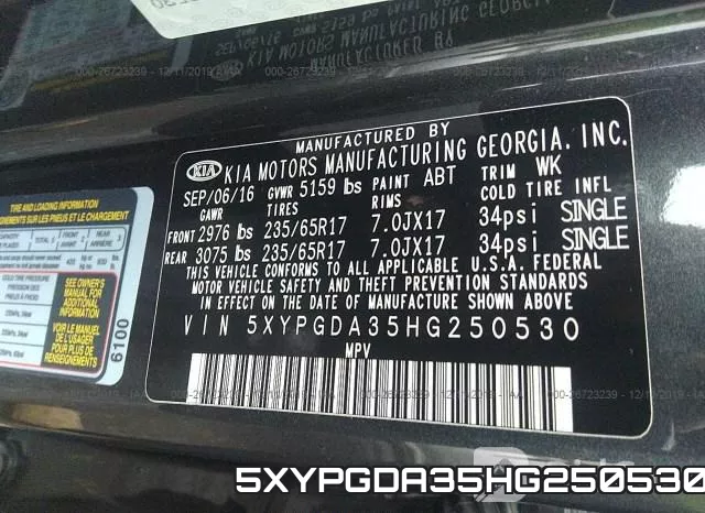 5XYPGDA35HG250530 фото 10