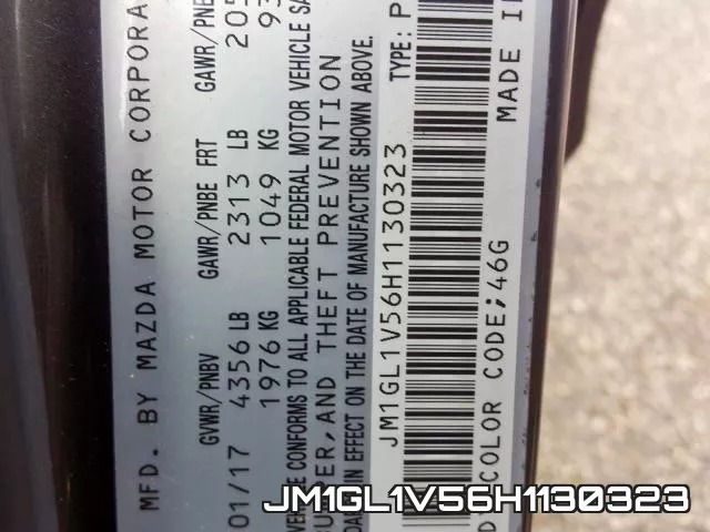 JM1GL1V56H1130323 фото 2