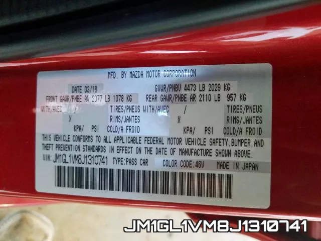 JM1GL1VM8J1310741 фото 2
