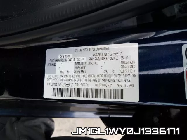 JM1GL1WY0J1336171 фото 2