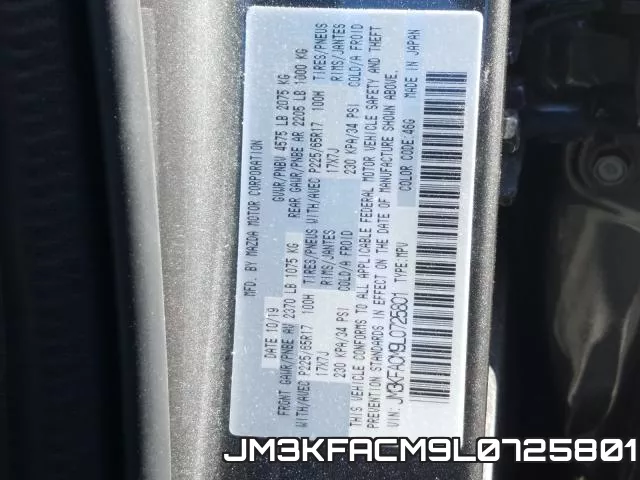 JM3KFACM9L0725801 фото 2