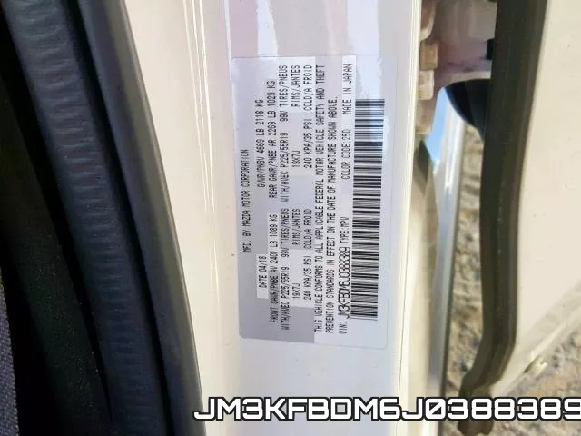 JM3KFBDM6J0388389 фото 2