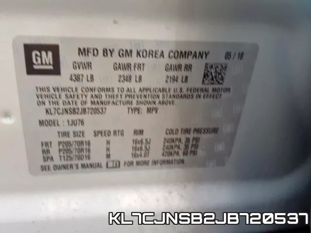 KL7CJNSB2JB720537 фото 2