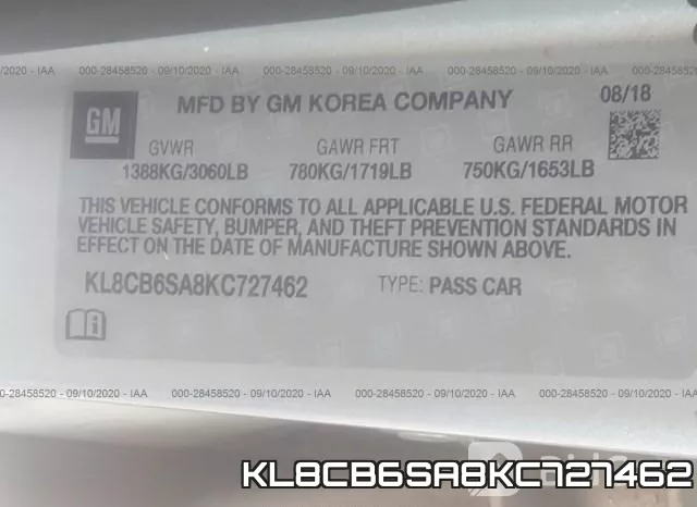 KL8CB6SA8KC727462 фото 9