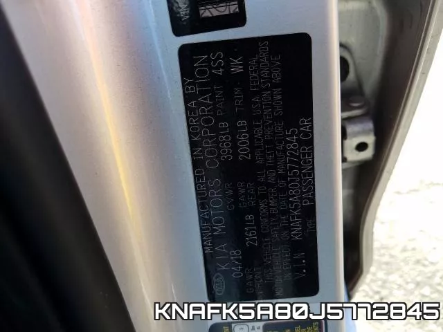 KNAFK5A80J5772845 фото 2