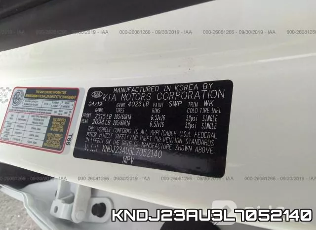 KNDJ23AU3L7052140 фото 10