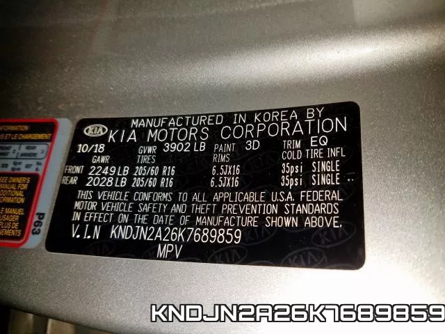 KNDJN2A26K7689859 фото 2