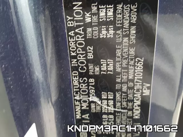 KNDPM3AC1H7101662 фото 2