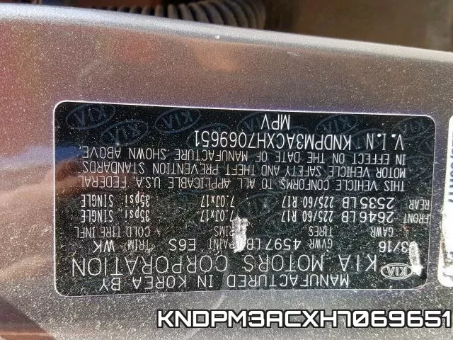 KNDPM3ACXH7069651 фото 2