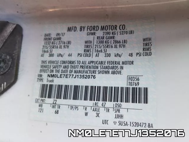 NM0LE7E77J1352076 фото 2
