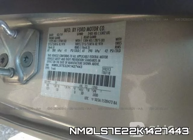NM0LS7E22K1427443 фото 10