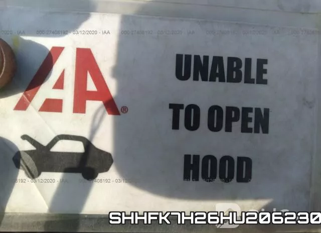 SHHFK7H26HU206230 фото 2