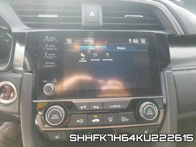 SHHFK7H64KU222615 фото 10
