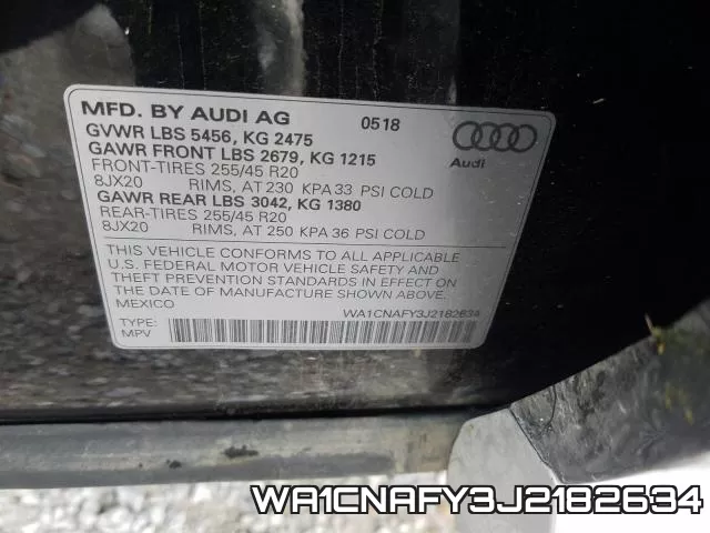 WA1CNAFY3J2182634 фото 2